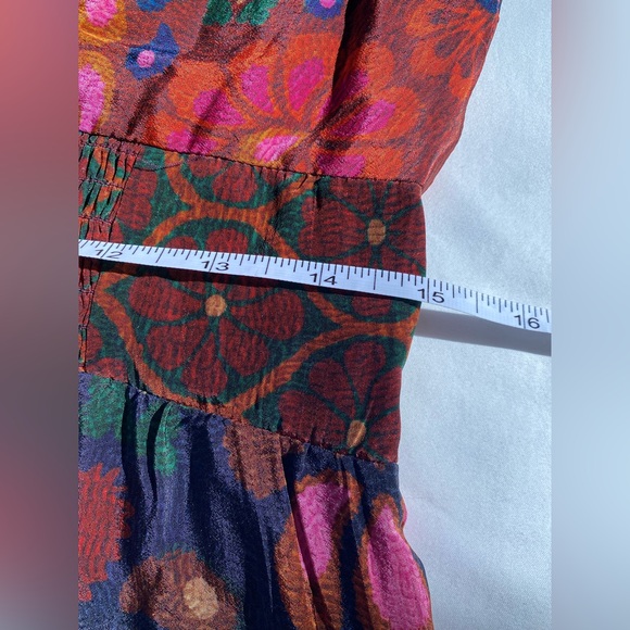 FARM RIO MAXI DRESS M petite Made in India - Picture 13 of 14